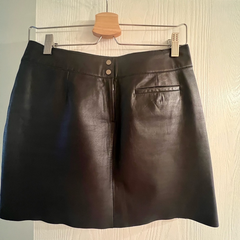 Black Leather skirt